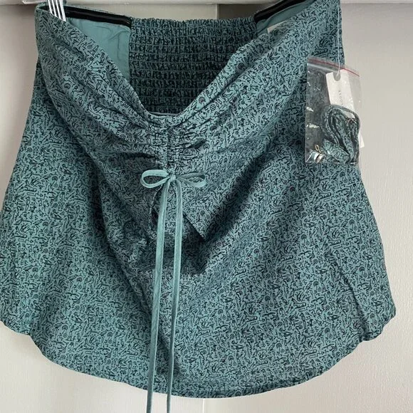 NWT Anthropologie MAEVE Convertible Tank Top Size 4 Blue Print Tube Top XS/S - Picture 3 of 10